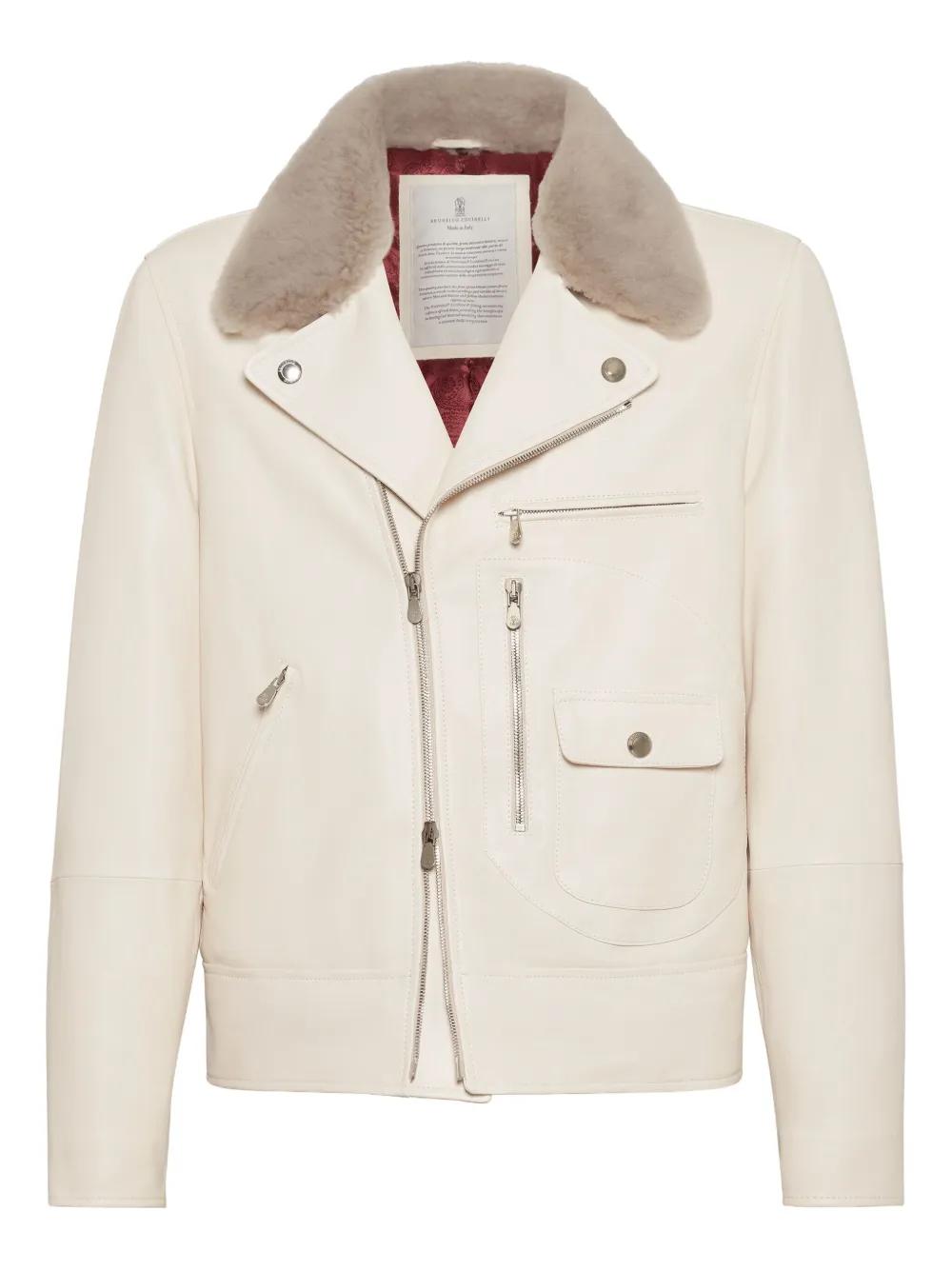 Brunello Cucinelli Leather jackets for Men | Online Sale up