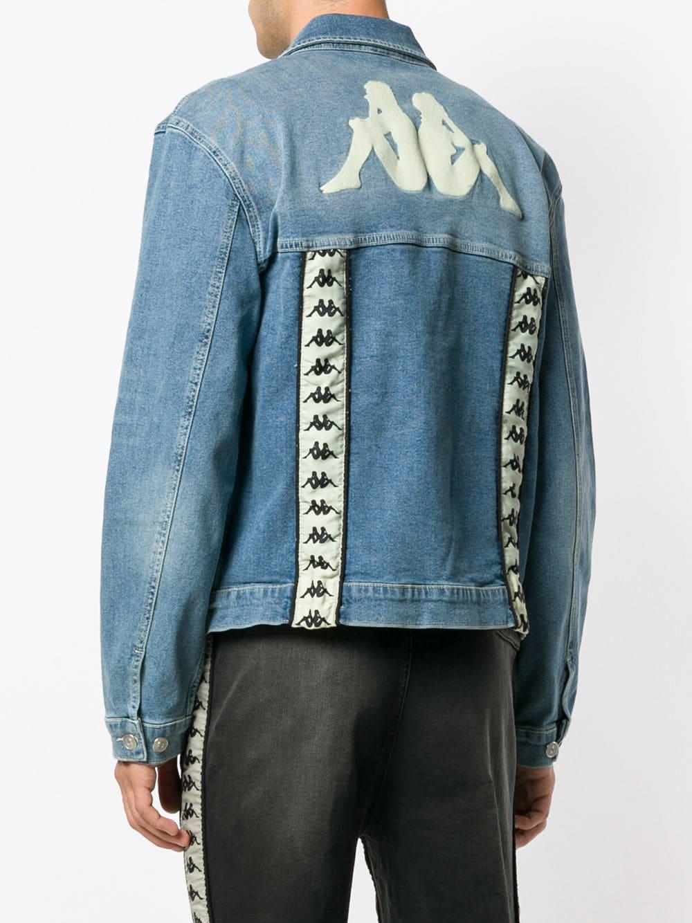 Kappa Synthetic Classic Denim Jacket in Blue for Men - Lyst