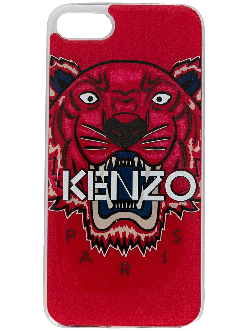 pink kenzo iphone 8 plus case