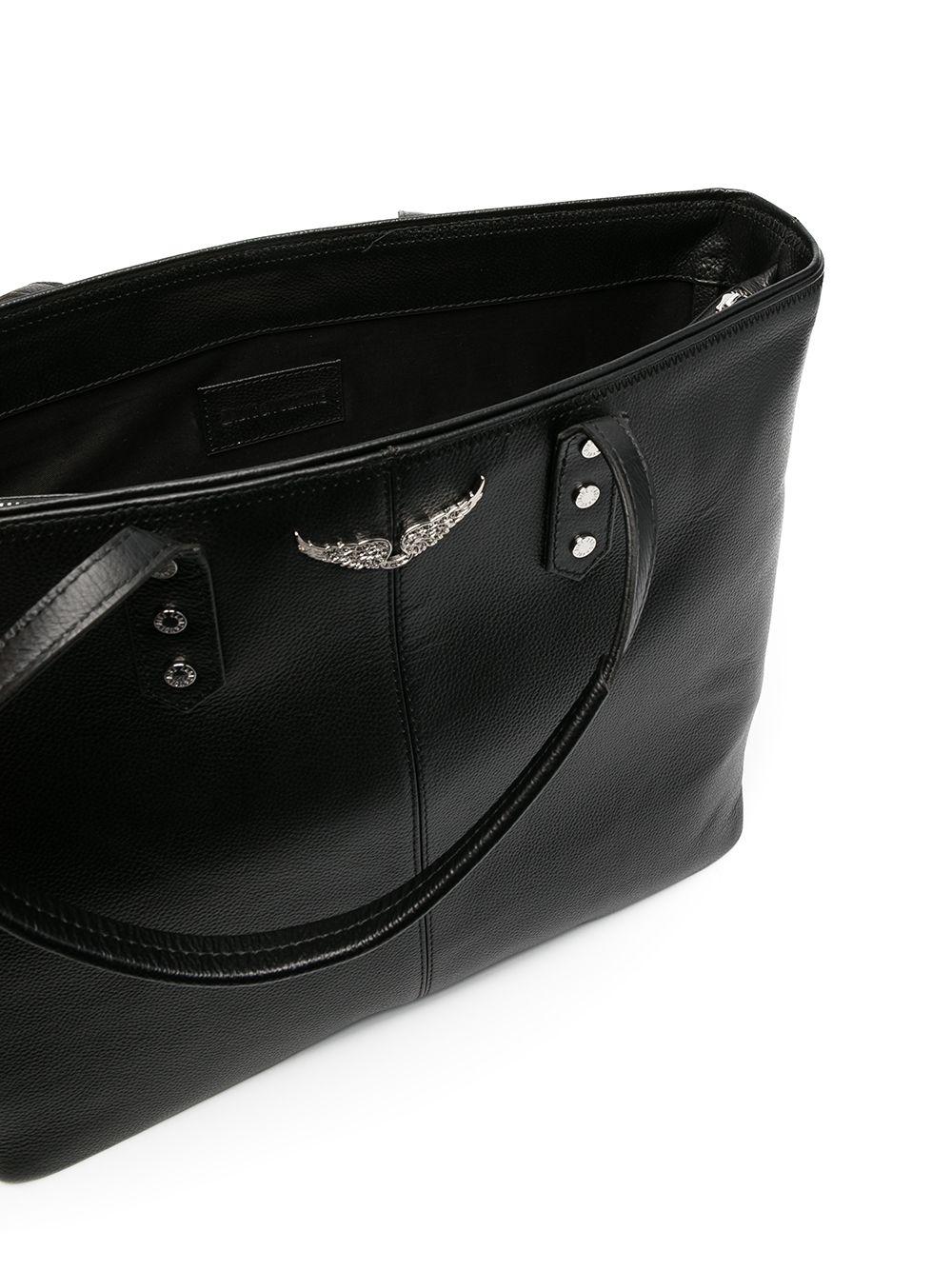 Bolso shopper Mick Zadig \u0026 Voltaire de Cuero de color Negro | Lyst