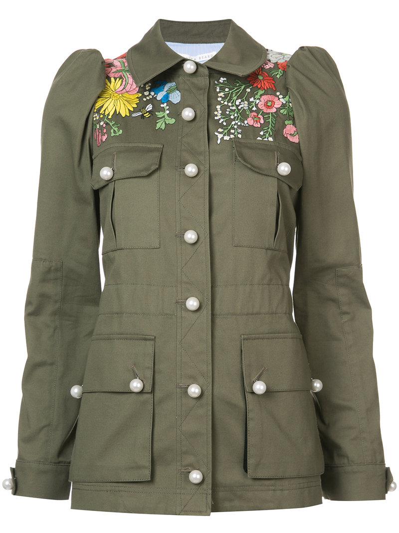 veronica beard military jacket
