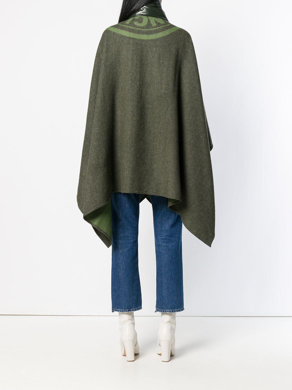moncler wool cape