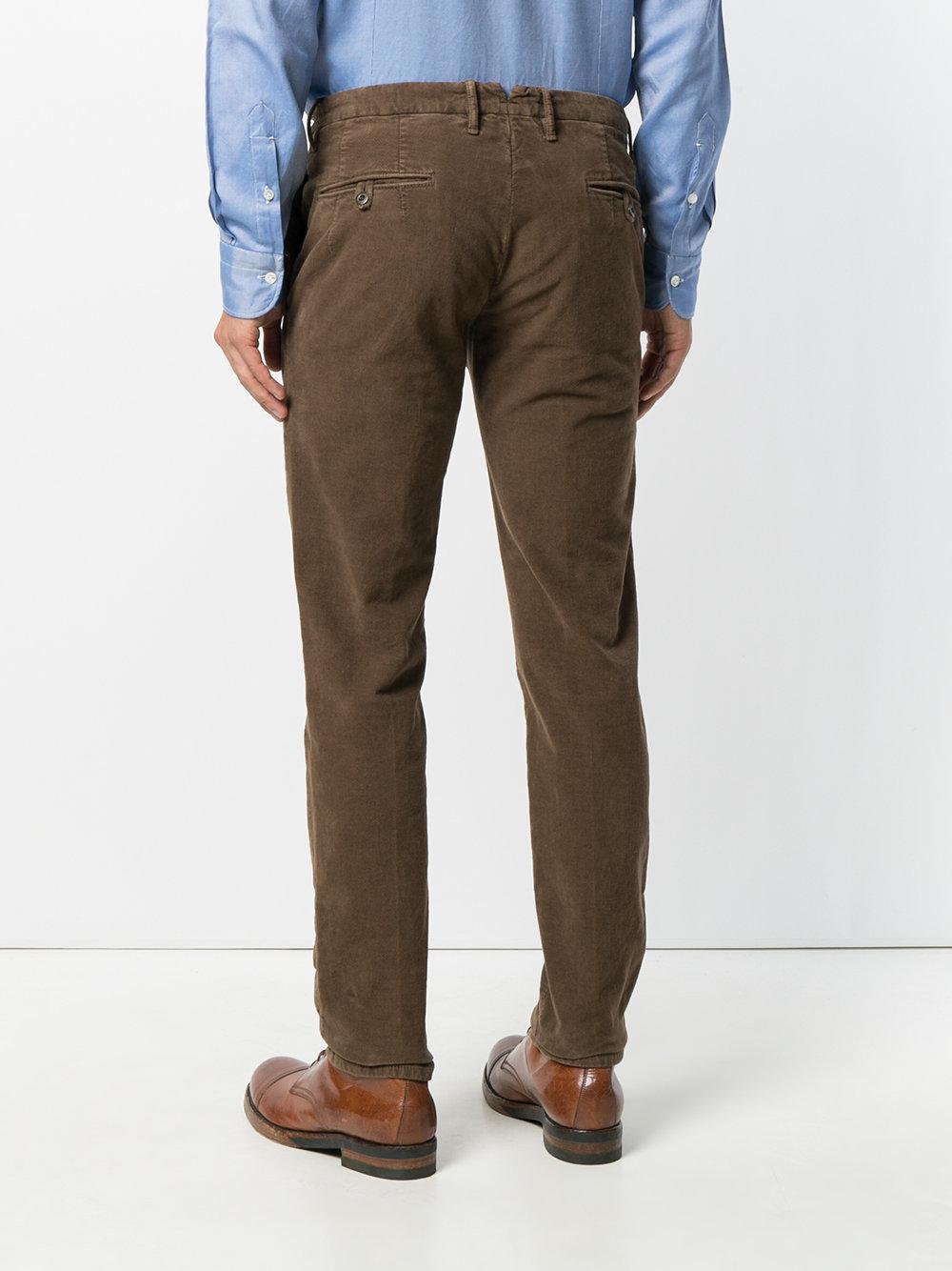 brown straight leg joggers