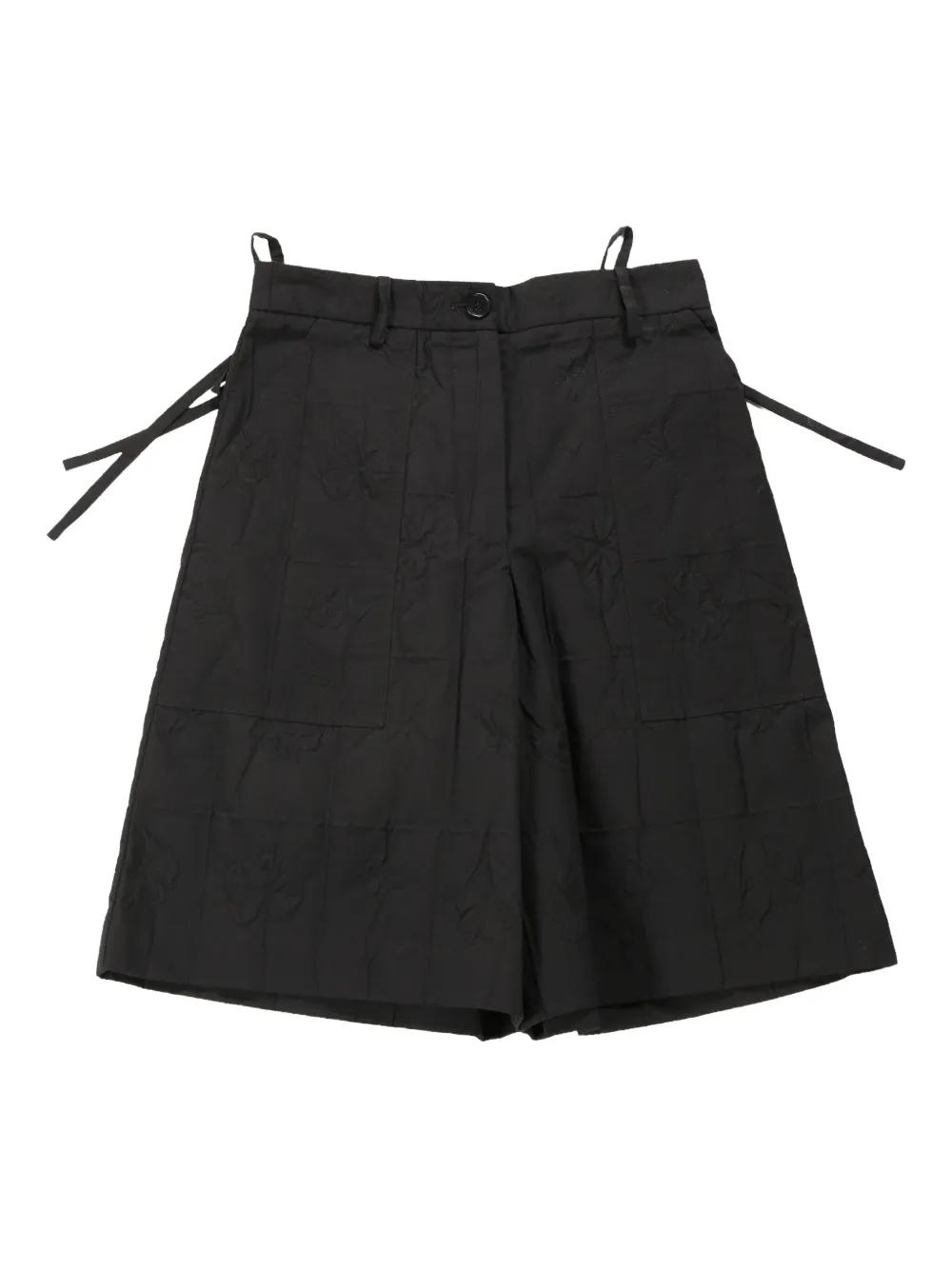 Cecilie Bahnsen Annika Shorts in Black | Lyst