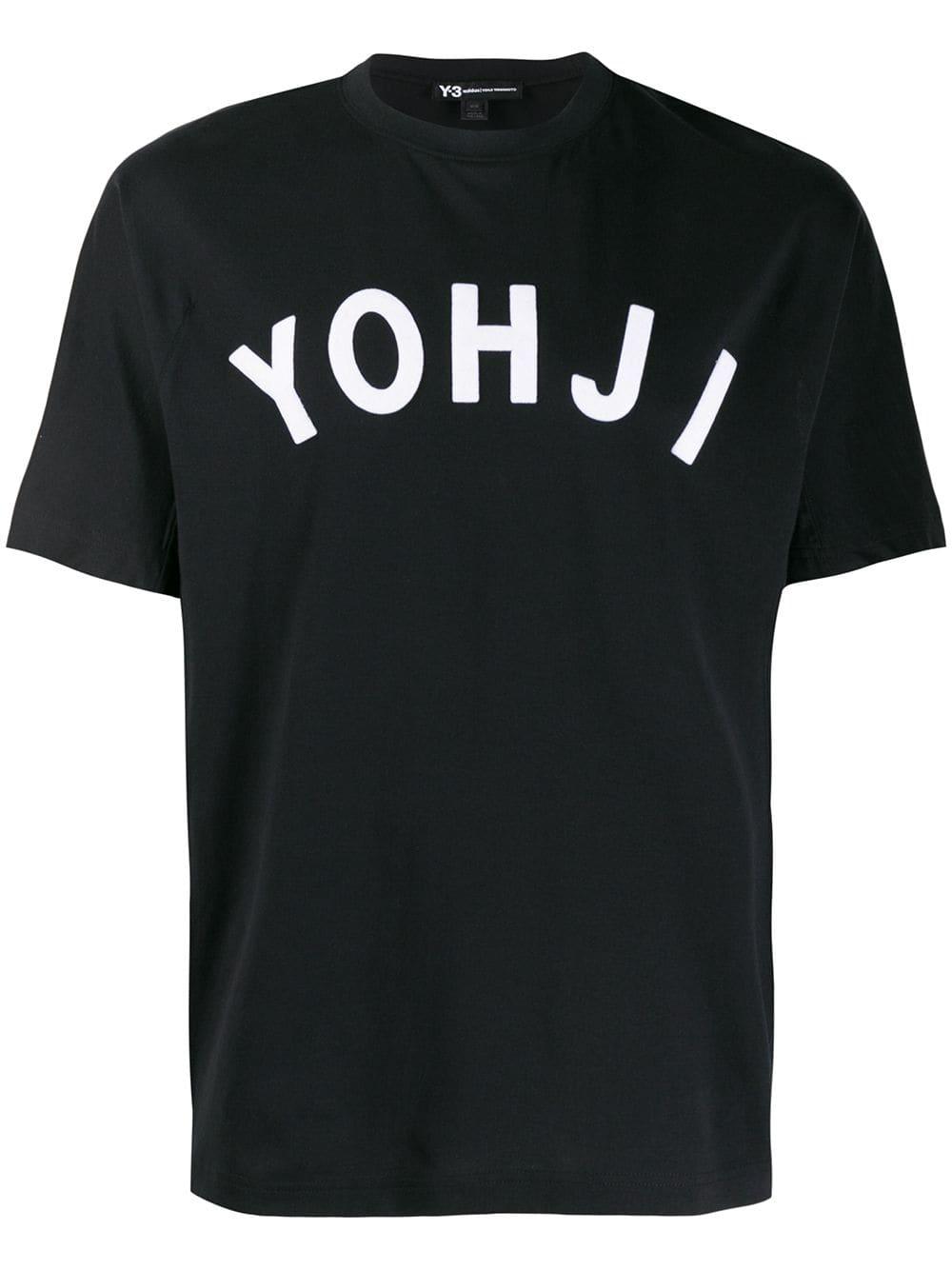 Y-3 Cotton Yohji T-shirt in Black for Men - Lyst