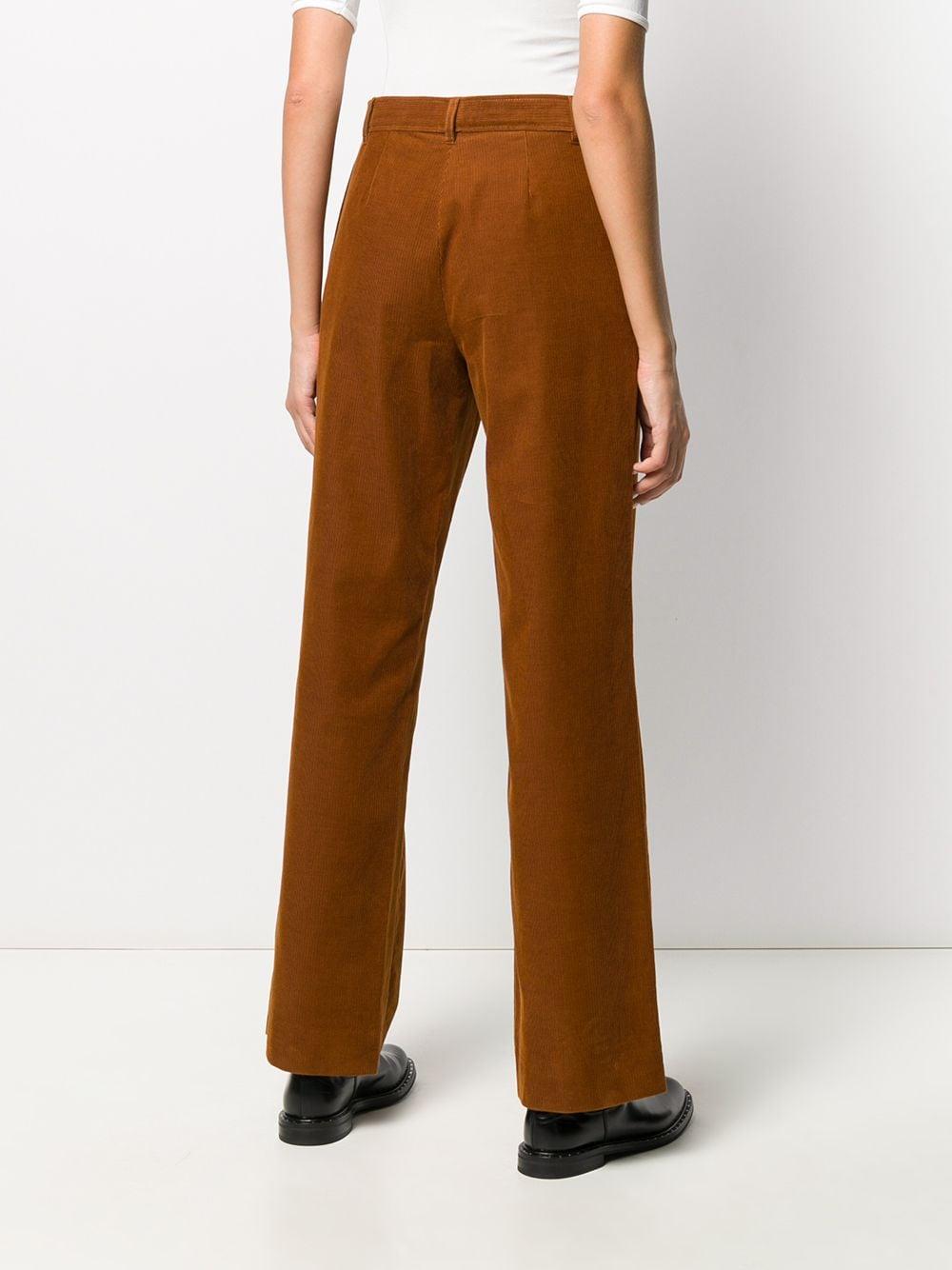 A.P.C. Flared Corduroy Trousers in 