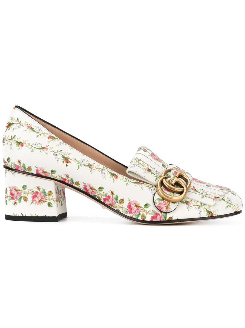 gucci loafers flower