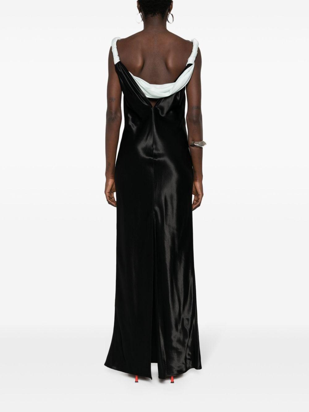 ワンピース BOTTEGA VENETA LONG DRESS (772479VKUQ0 1000) Bottega Veneta Long One Piece 772479VKUQ0 1000 Black