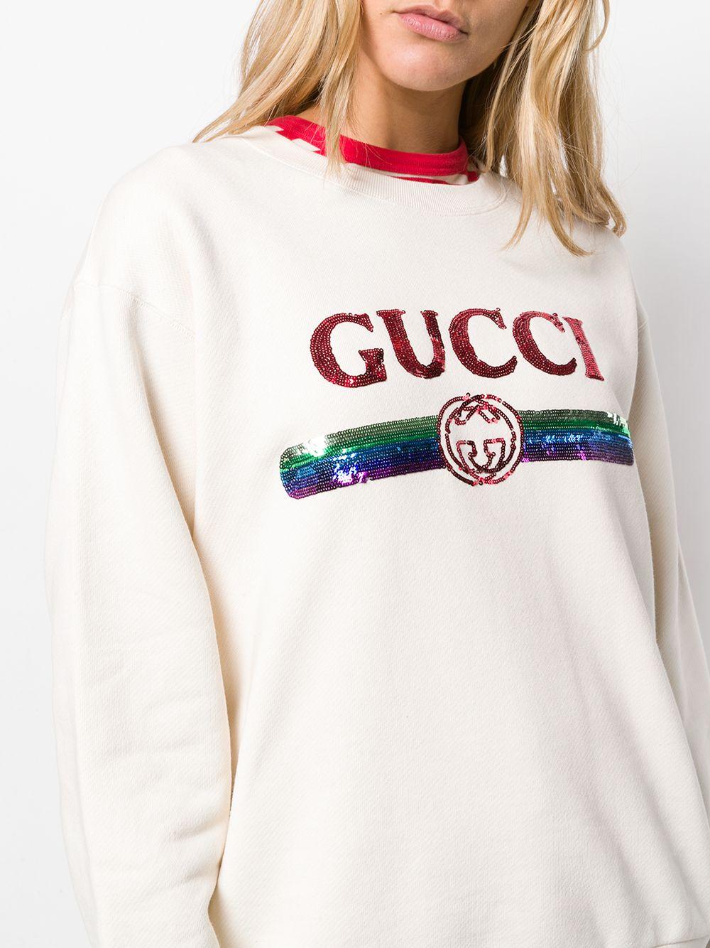gucci sequin sweatshirt