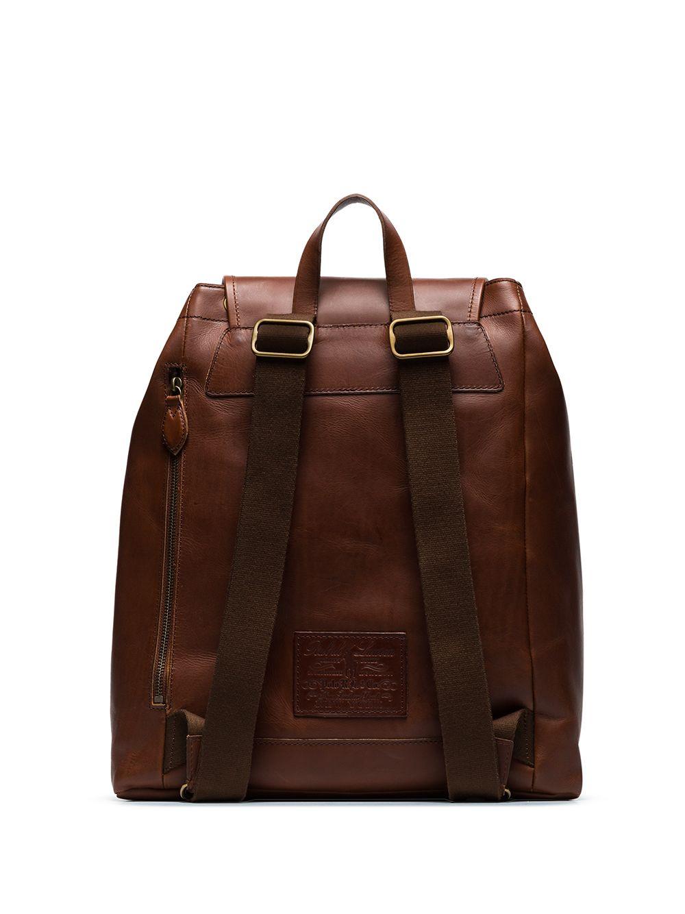 ralph lauren backpack leather