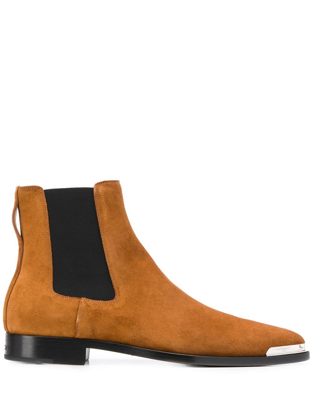 Givenchy Metal Tip Boots in Brown for Men | Lyst