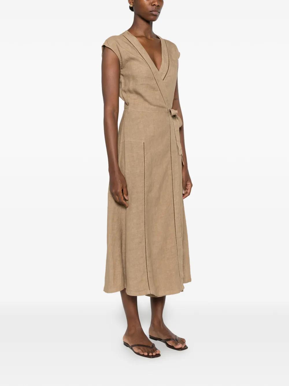 esmara linen dress Breath of Spring Linen Maxi Dress in White