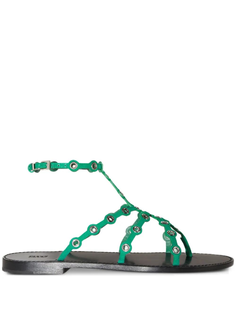 EMILIO PUCCI リーフラットサンダル レディース Emilio Pucci フラットシューズ | オンラインセール