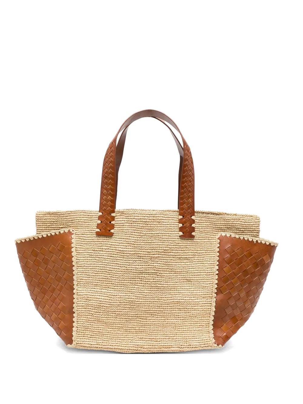 Dragon Diffusion X Sovani Woven Tote Bag in Natural | Lyst