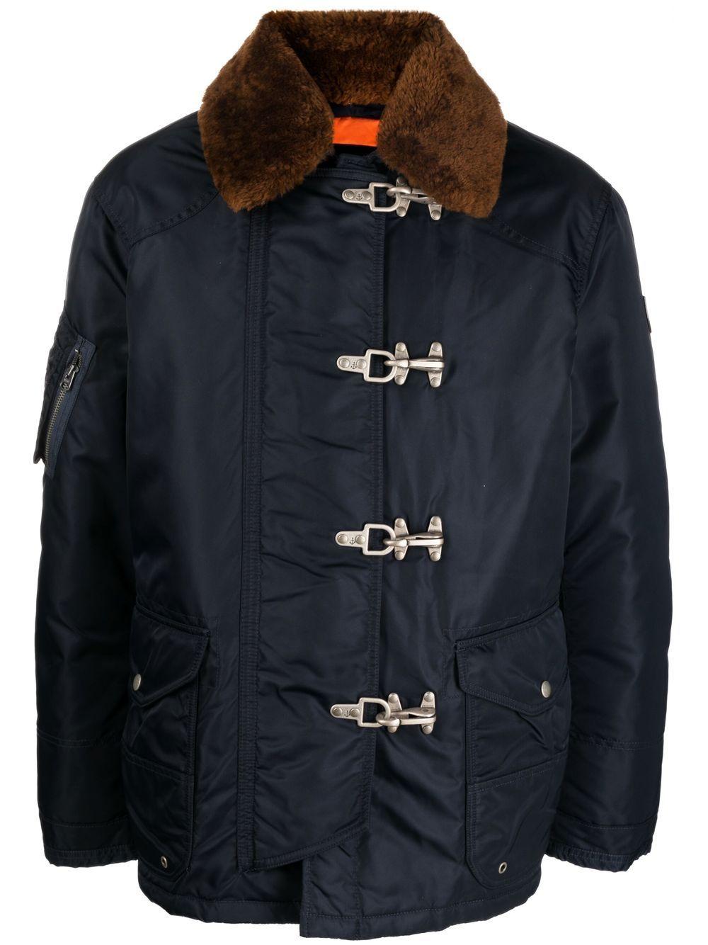 Polo Ralph Lauren The Cortland Shearling-collar Down Jacket in Blue for ...