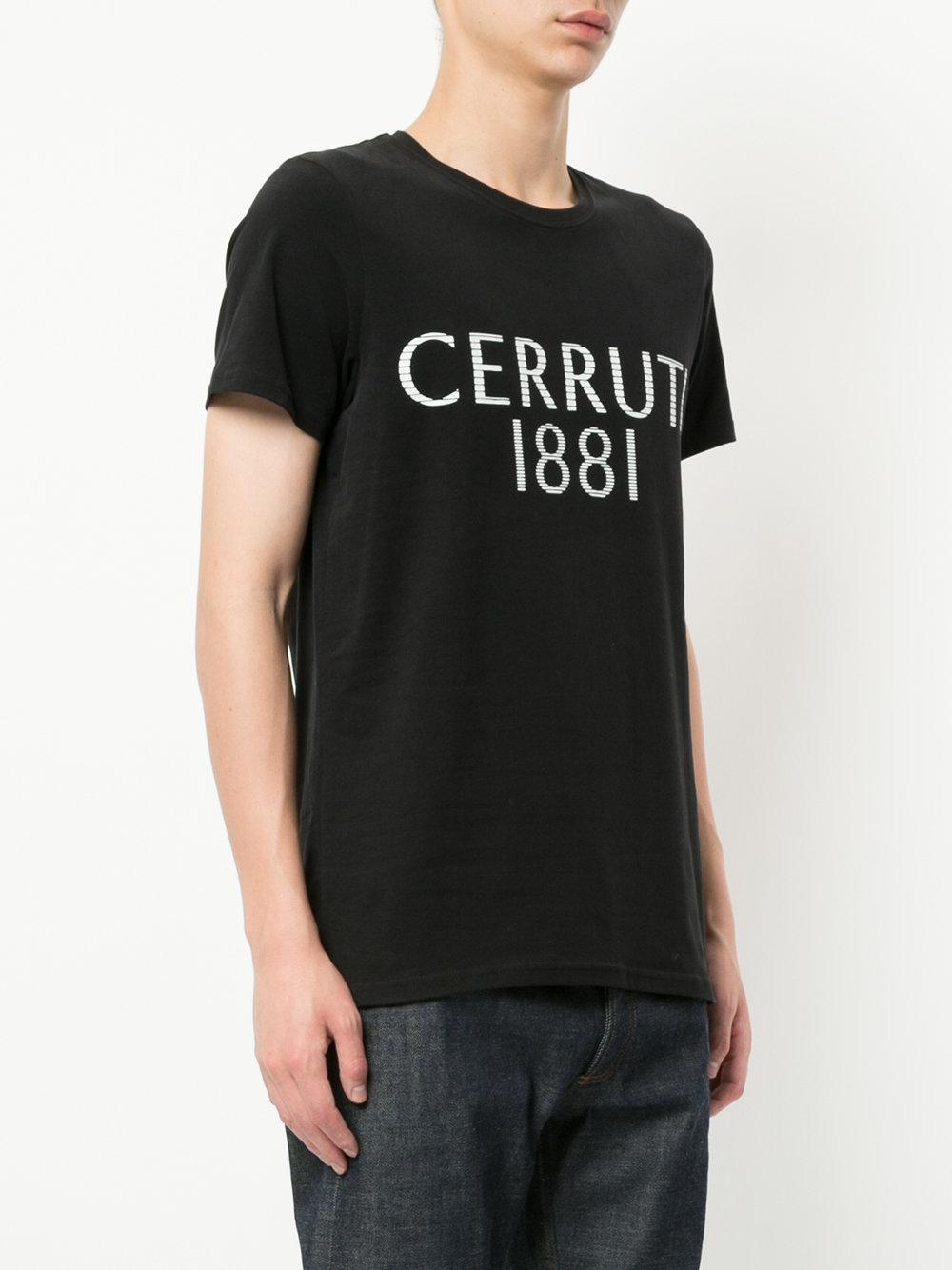 T-shirt à logo imprimé devant Cerruti 1881 pour homme en coloris Noir | Lyst