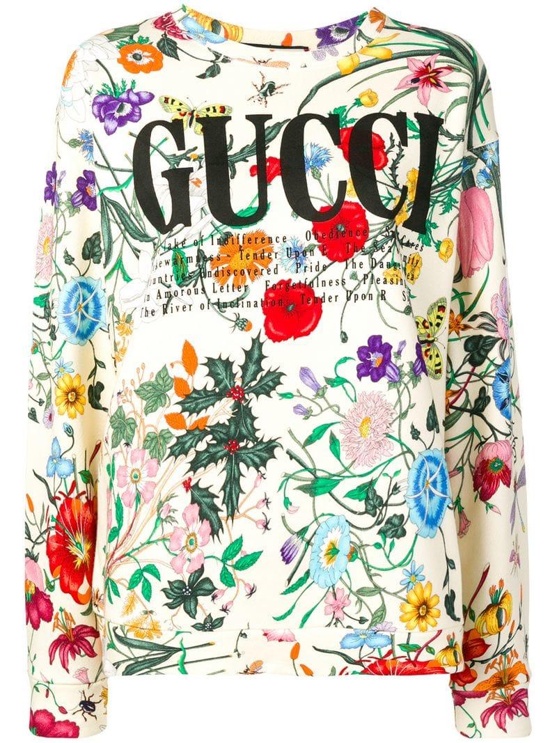 gucci flower sweatshirt