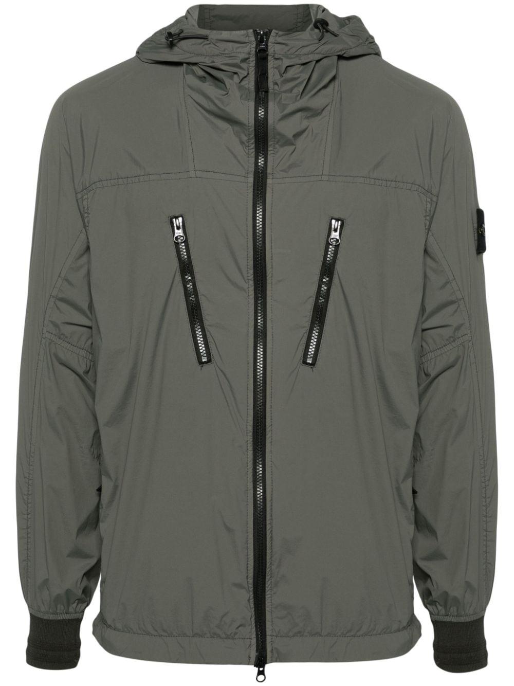 ジャケット・アウター STONE ISLAND SKIN TOUCH NYLON PACKABLE Stone Island Skin Touch Nylon Tc Jacket Black – Garmz Factory