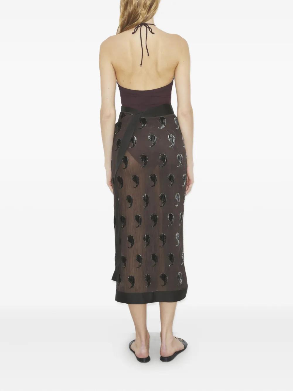 Tory Burch Paisley Pareo in Black Lyst