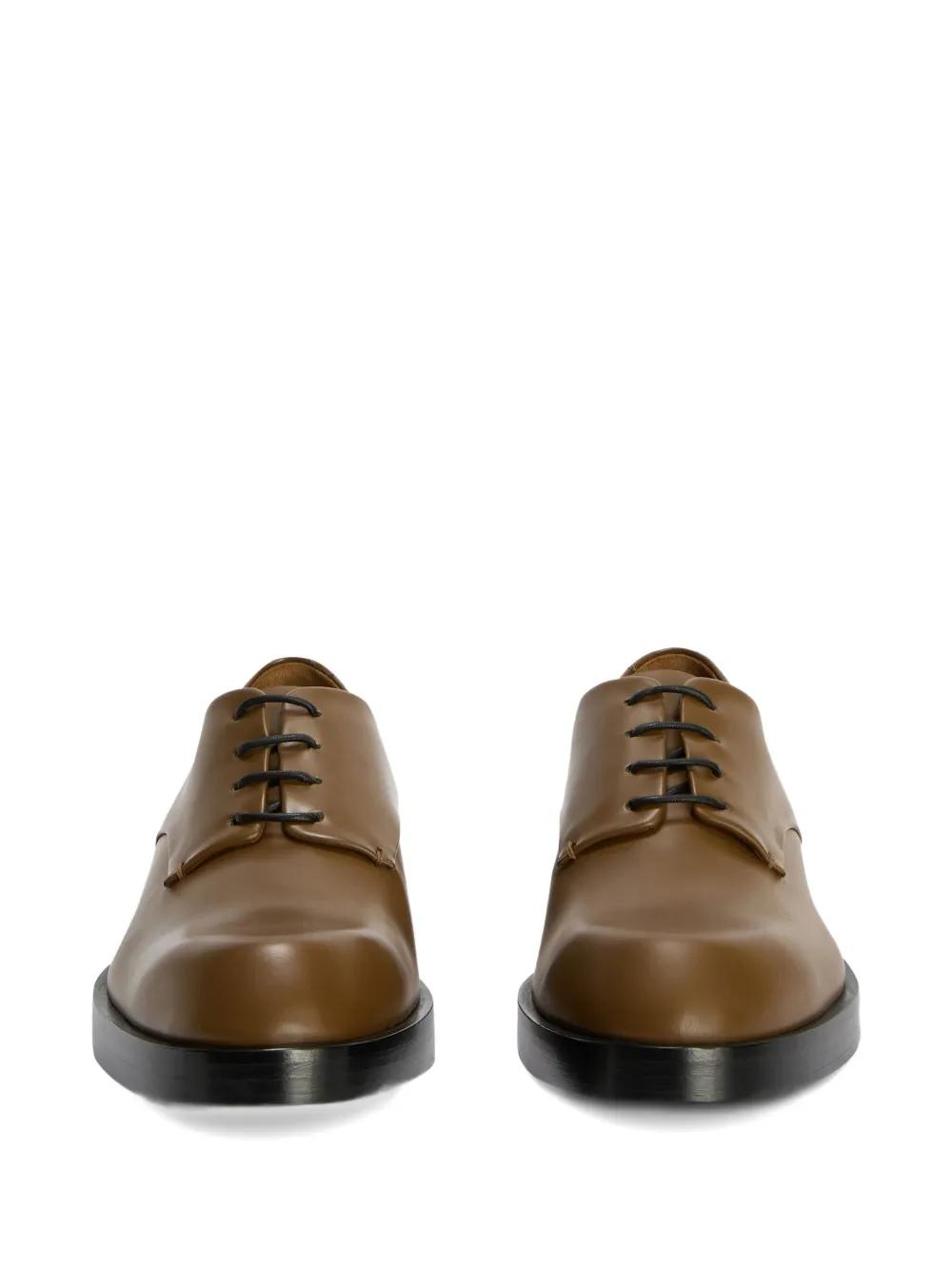 Jil Sander Leather Derby Shoes | Brown | FARFETCH