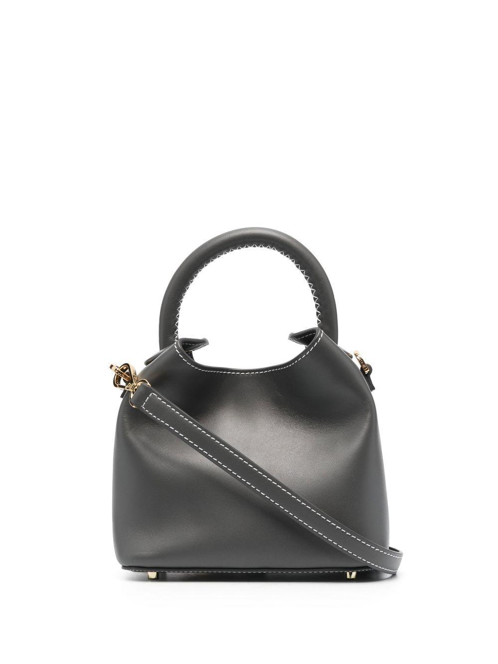 Elleme Dimple Leather Tote Bag in Grey (Gray) | Lyst