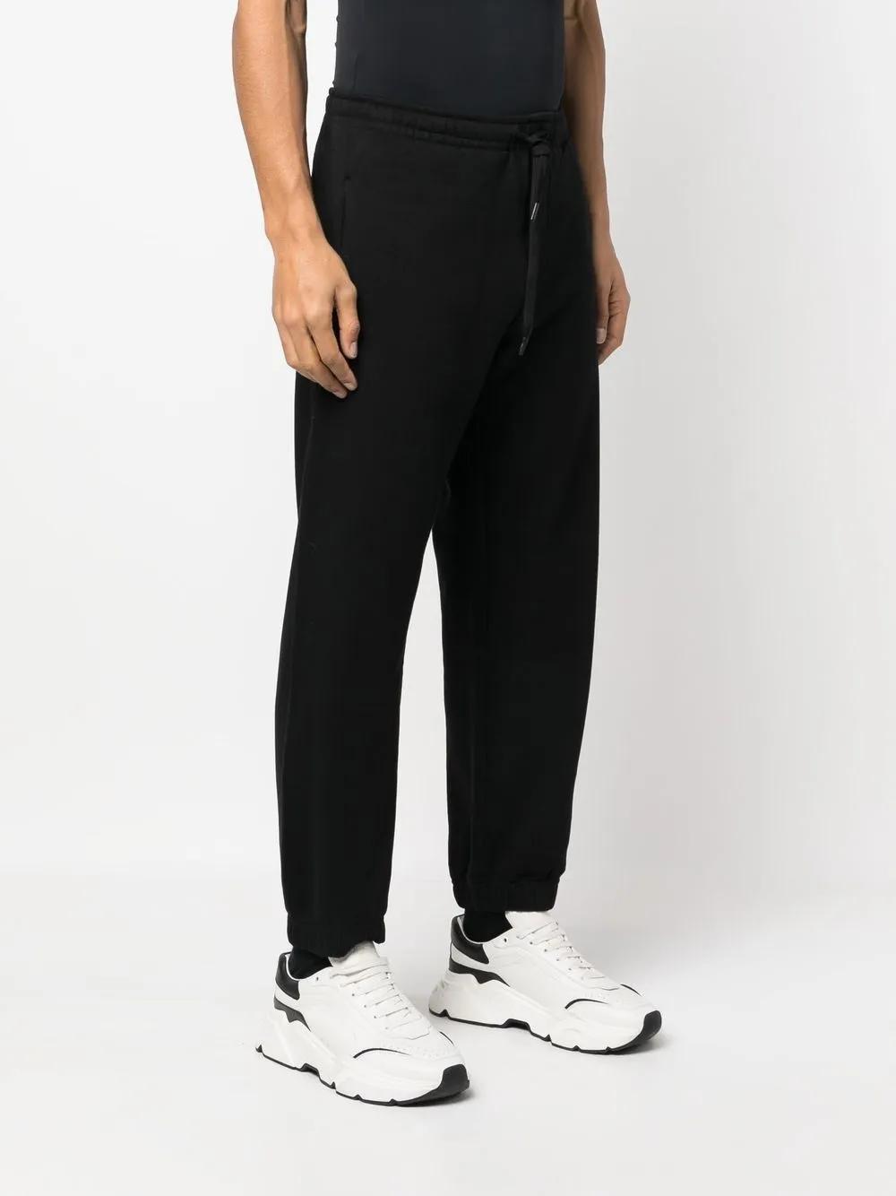 Versace Jeans Couture Logo-Print Track Pants in Black for Men