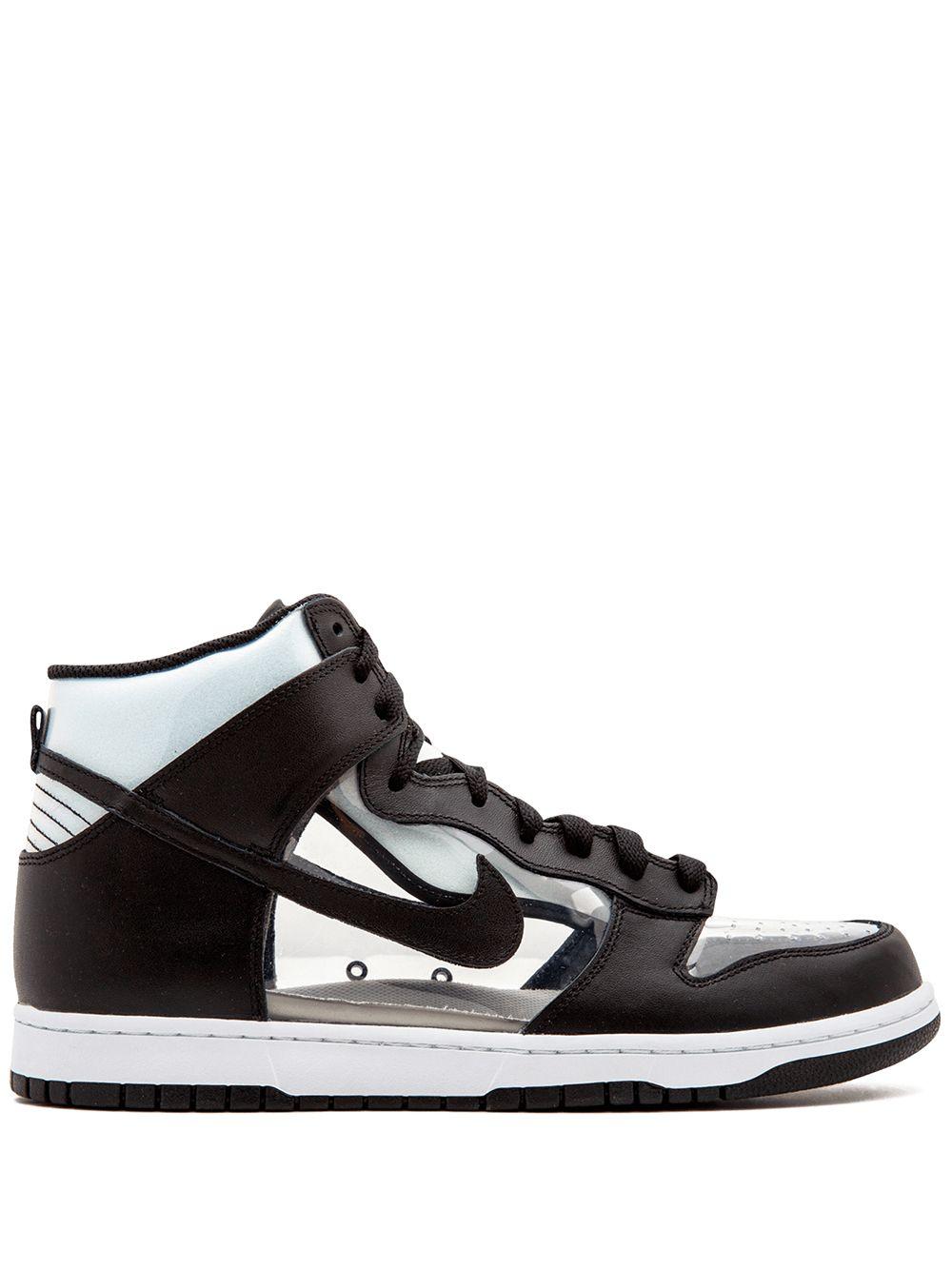 Nike X Comme Des Garçons Dunk Hi Retro High-top Sneakers in Black for Men |  Lyst