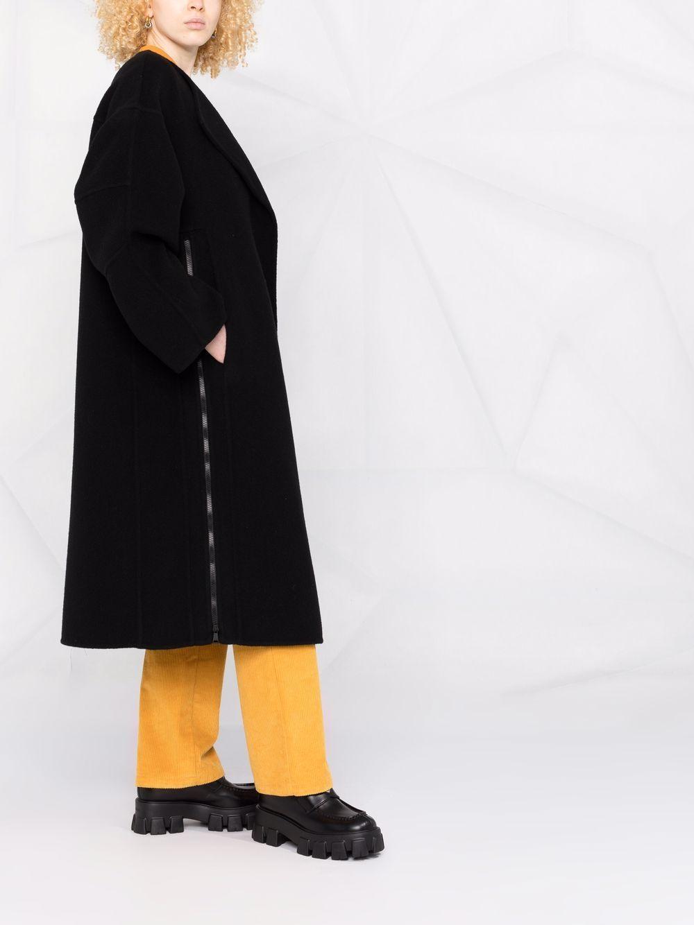 Abrigo con cremallera lateral N°21 de color Negro - Lyst