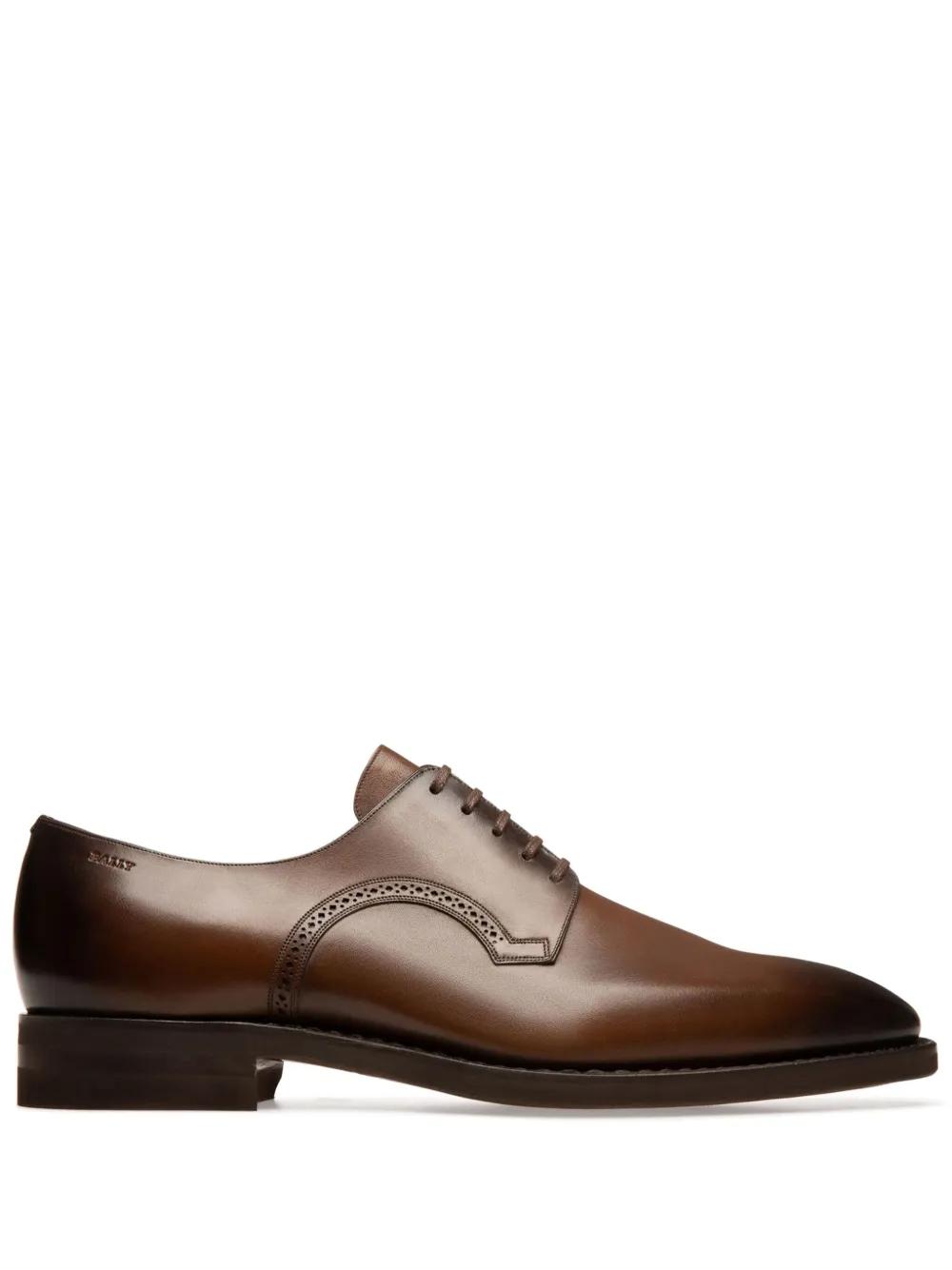 BALLY Scribe ブラウン オックスフォードシューズ Bally Scribe Novo Derby Shoes in Brown for Men | Lyst