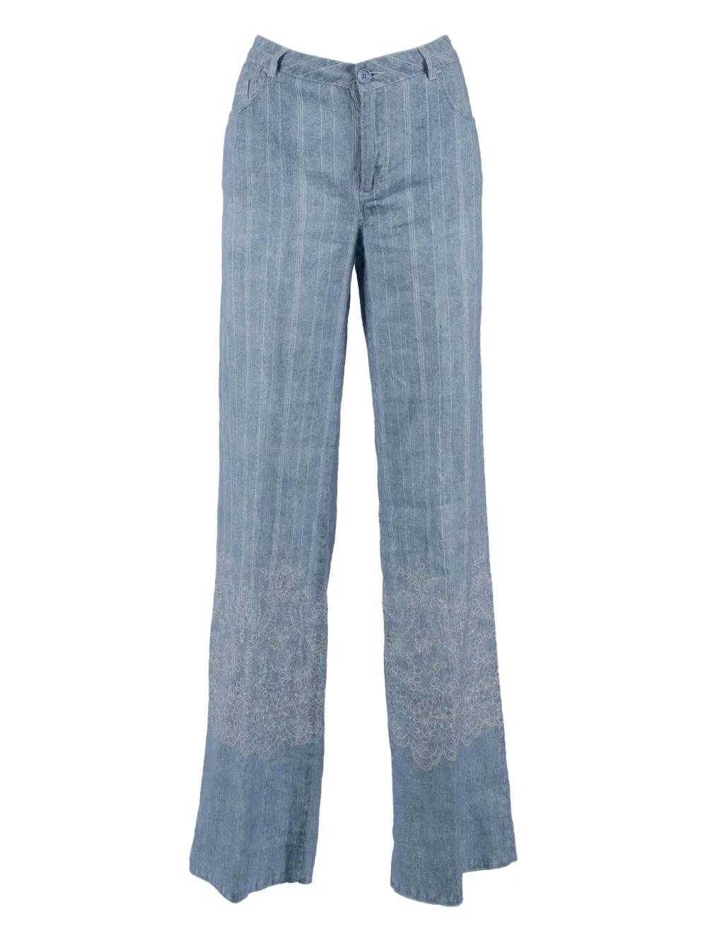 パンツ Ermanno Scervino Straight-Leg Tailored Trousers With Clean Ermanno Scervino Straight-leg Tailored Trousers With Clean