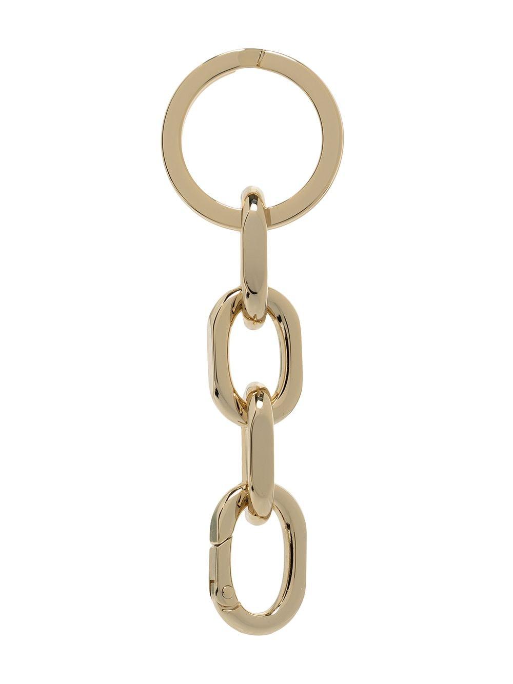Anine Bing Signature Link Key Chain in Gold (Metallic) Lyst