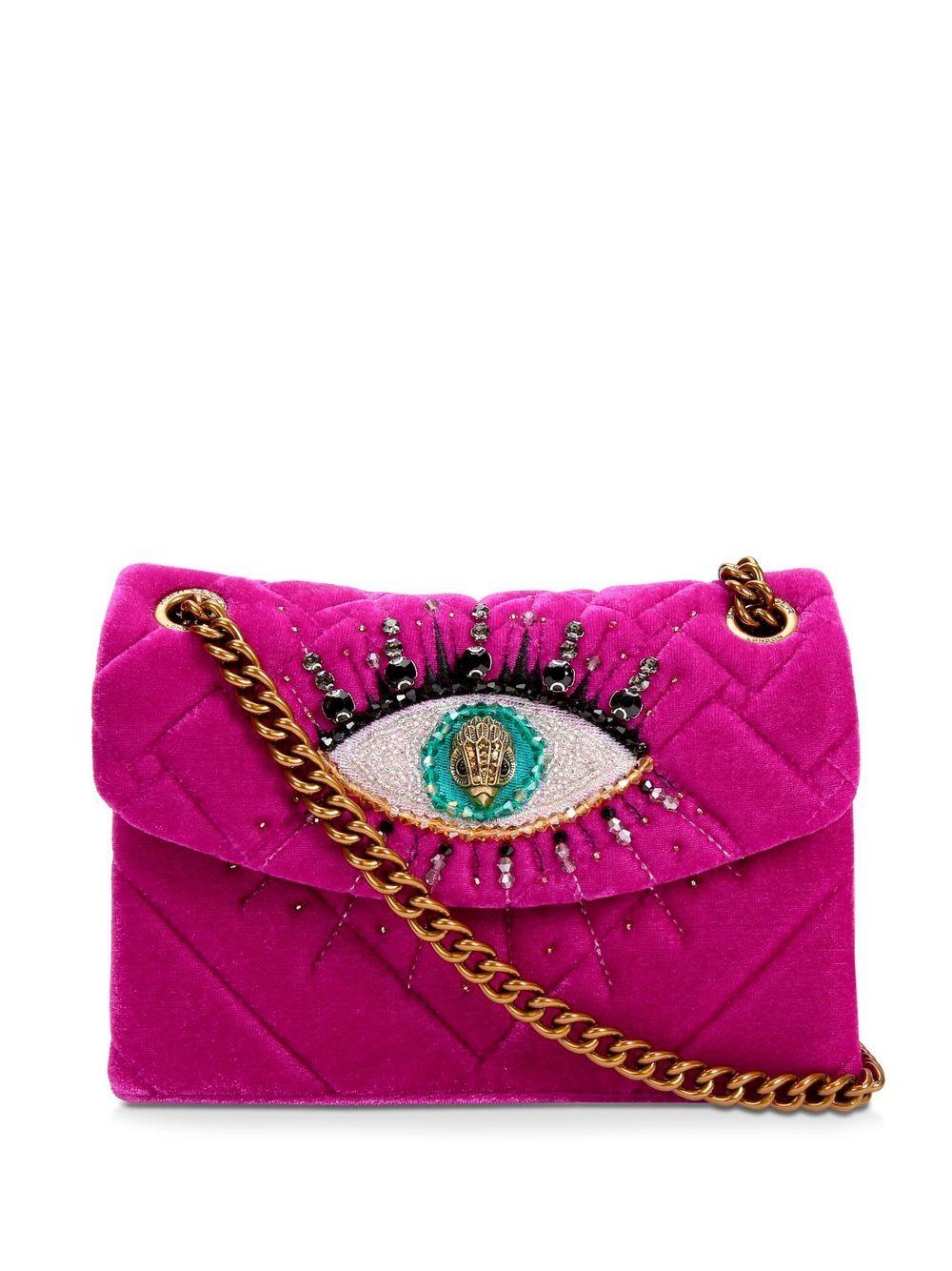 Kurt Geiger Mini Kensington Eye-embellished Bag in Pink | Lyst