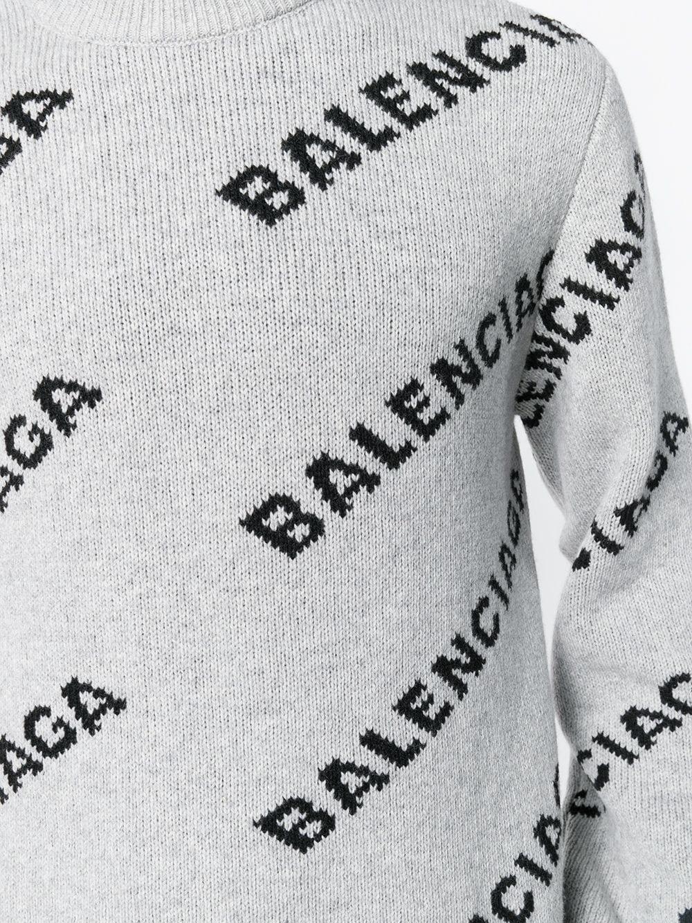 balenciaga sweater grey