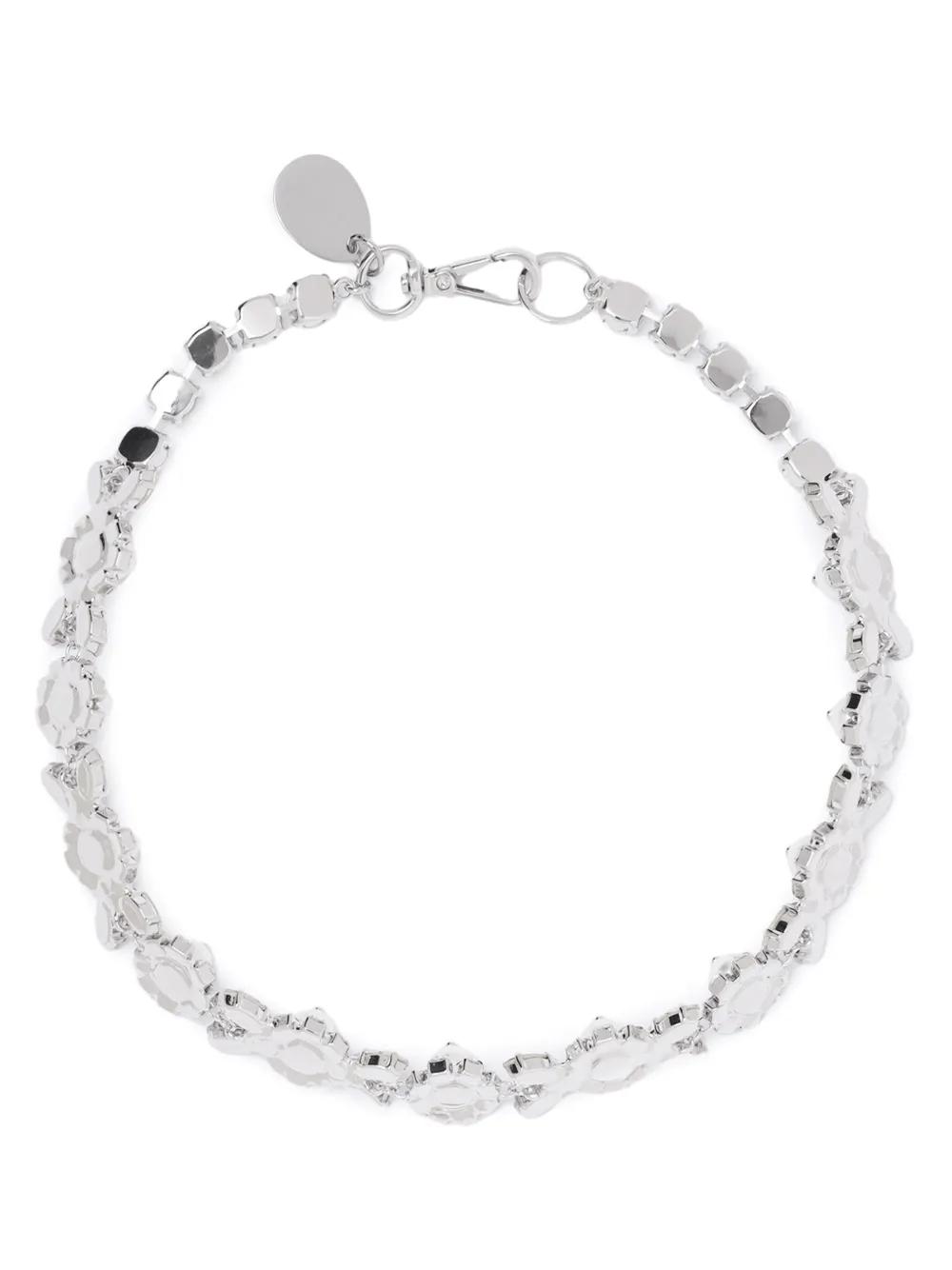 ネックレス・ペンダント Daisy Floret Necklace - Simone Rocha - Crystal - White Simone Rocha Half Daisy Floret Necklace in White | Lyst