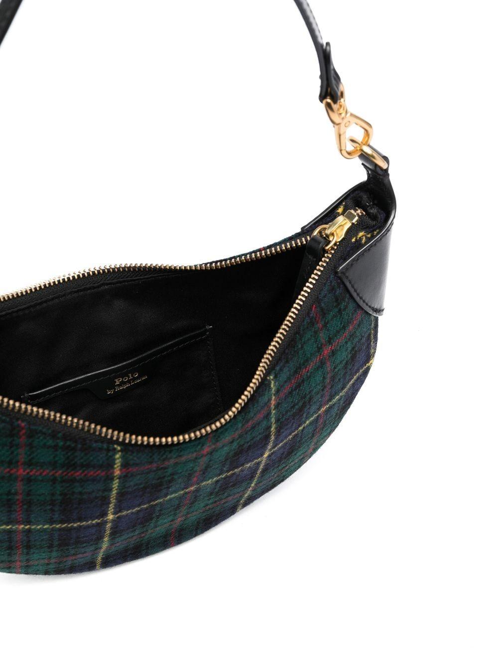 Polo Ralph Lauren Id Tartan Shoulder Bag in Green Lyst