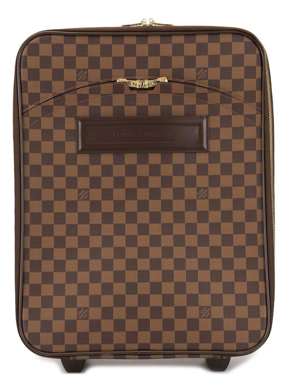 Louis Vuitton Leather Pre-owned Pegase 45 Carry-on luggage in Brown - Lyst