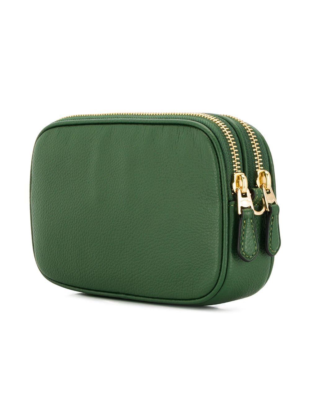 COACH Leather Sadie Crossbody Bag in Green - Lyst
