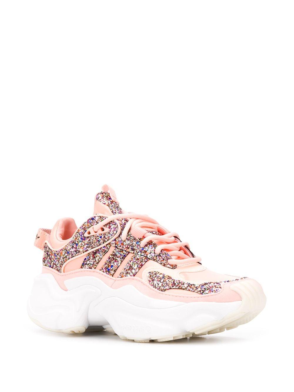 Glitter Sneakers in Pink | Lyst