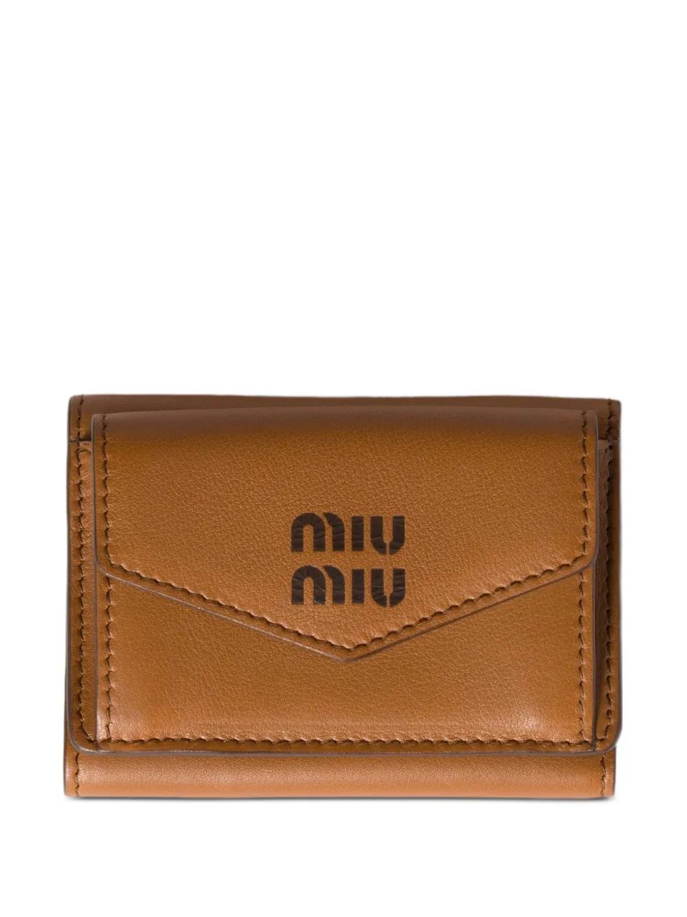 【たぬきち】MIU MIU Leather Canvas Wallet Miu Miu Matelasse Nappa Leather Wallet Black in Leather - US