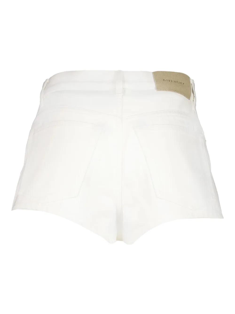 ショートパンツ GIVENCHY Women Shorts  Burmudas BW515714X0 100 WHITE Givenchy 4G cotton-blend terry Bermuda shorts Givenchy
