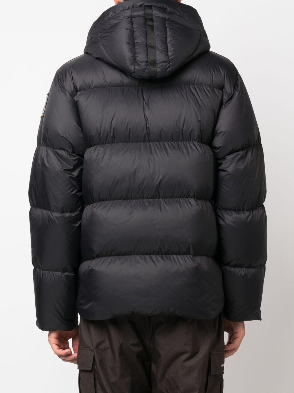 Parajumpers Padded Hooded Jacket in Black for Men | Lyst