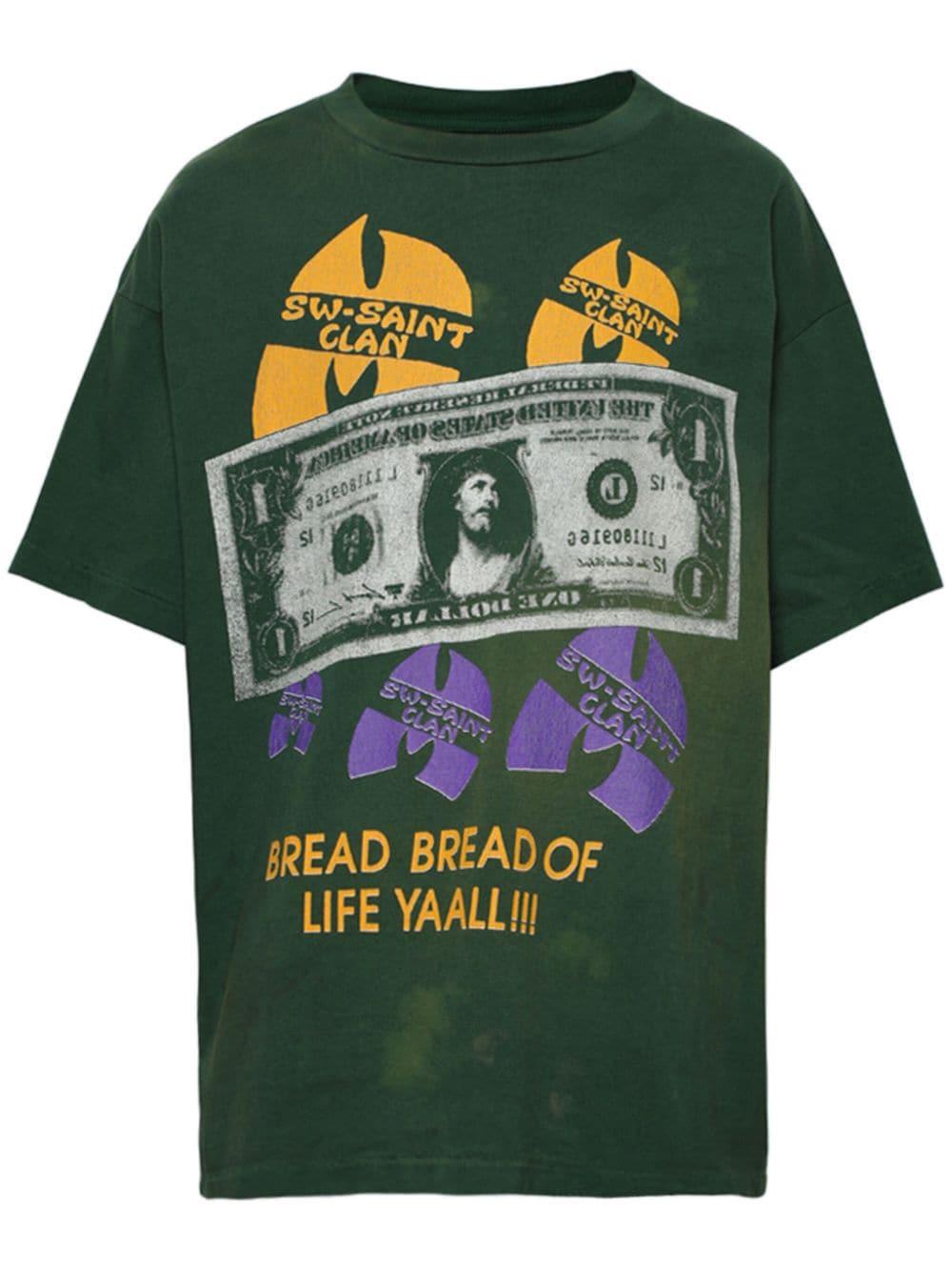 Tシャツ・カットソー SAINT MXXXXXX Men Sweater HSMA230000021 Green SAINT Mxxxxxx Sw-Saint Clan T-Shirt in Green for Men | Lyst