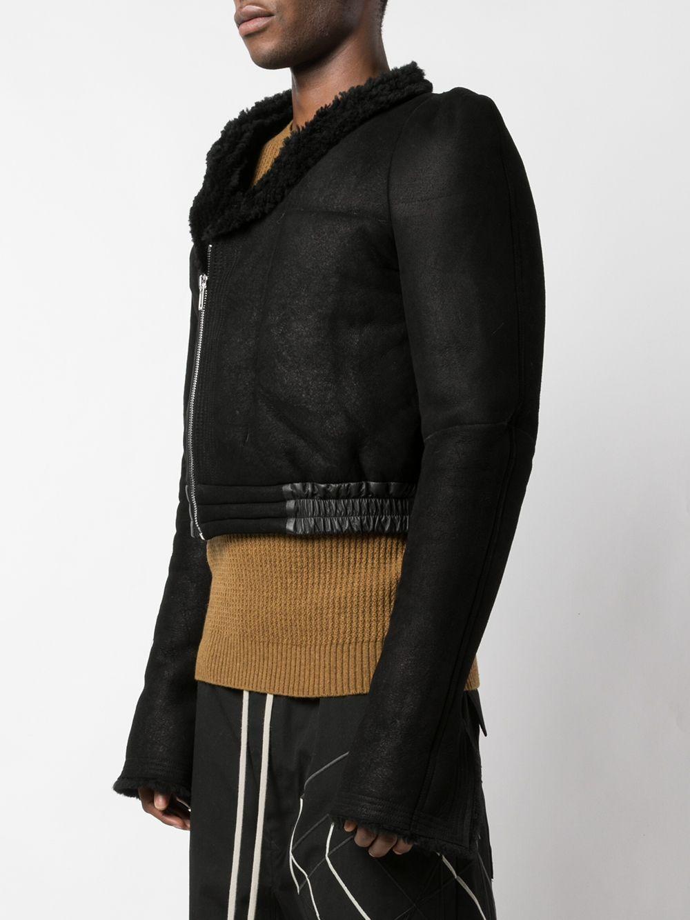 Rick owens shop shearling jacket