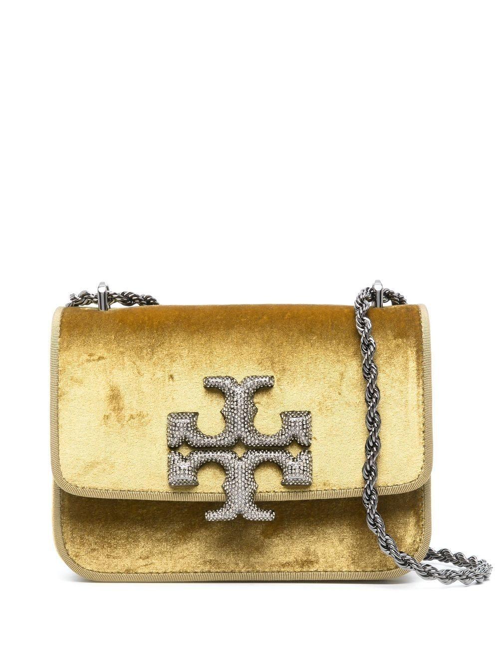 Tory Burch Small Eleanor Velvet Crossbody Bag in Metallic Lyst