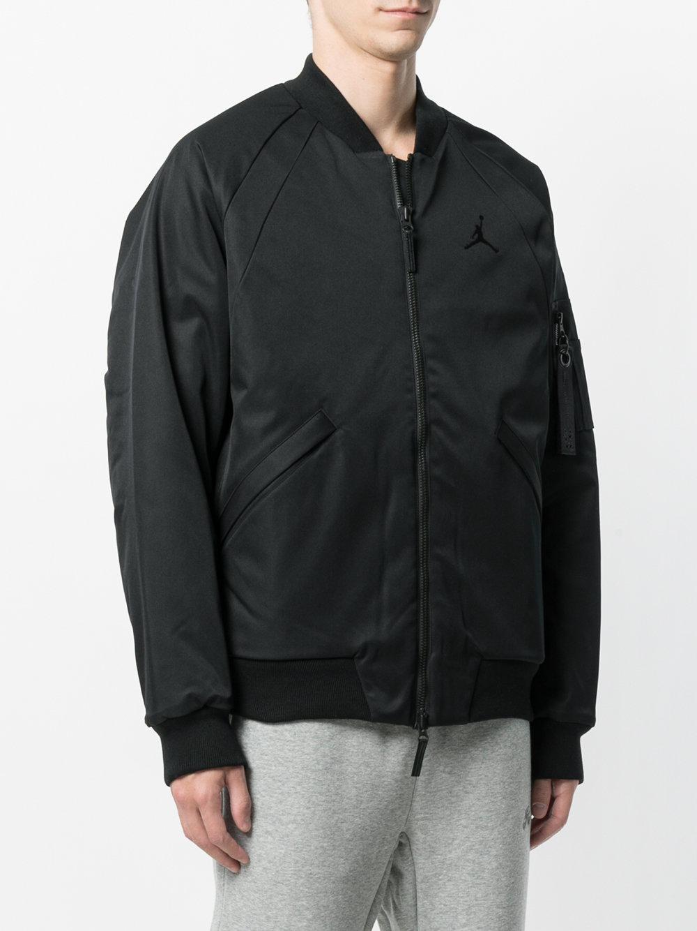 Nike Jordan Lifestyle Wings Ma 1 Jacket In Black For Men Lyst