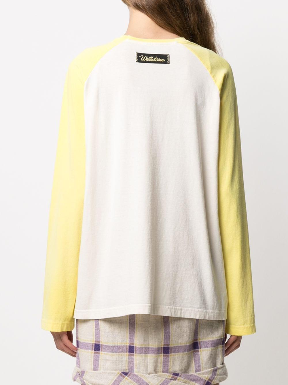 we11done Monster Print Long-sleeved T 