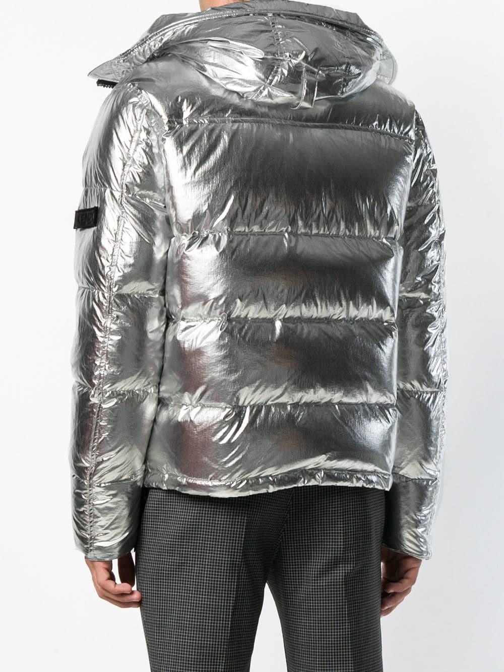 kenzo metallic puffer