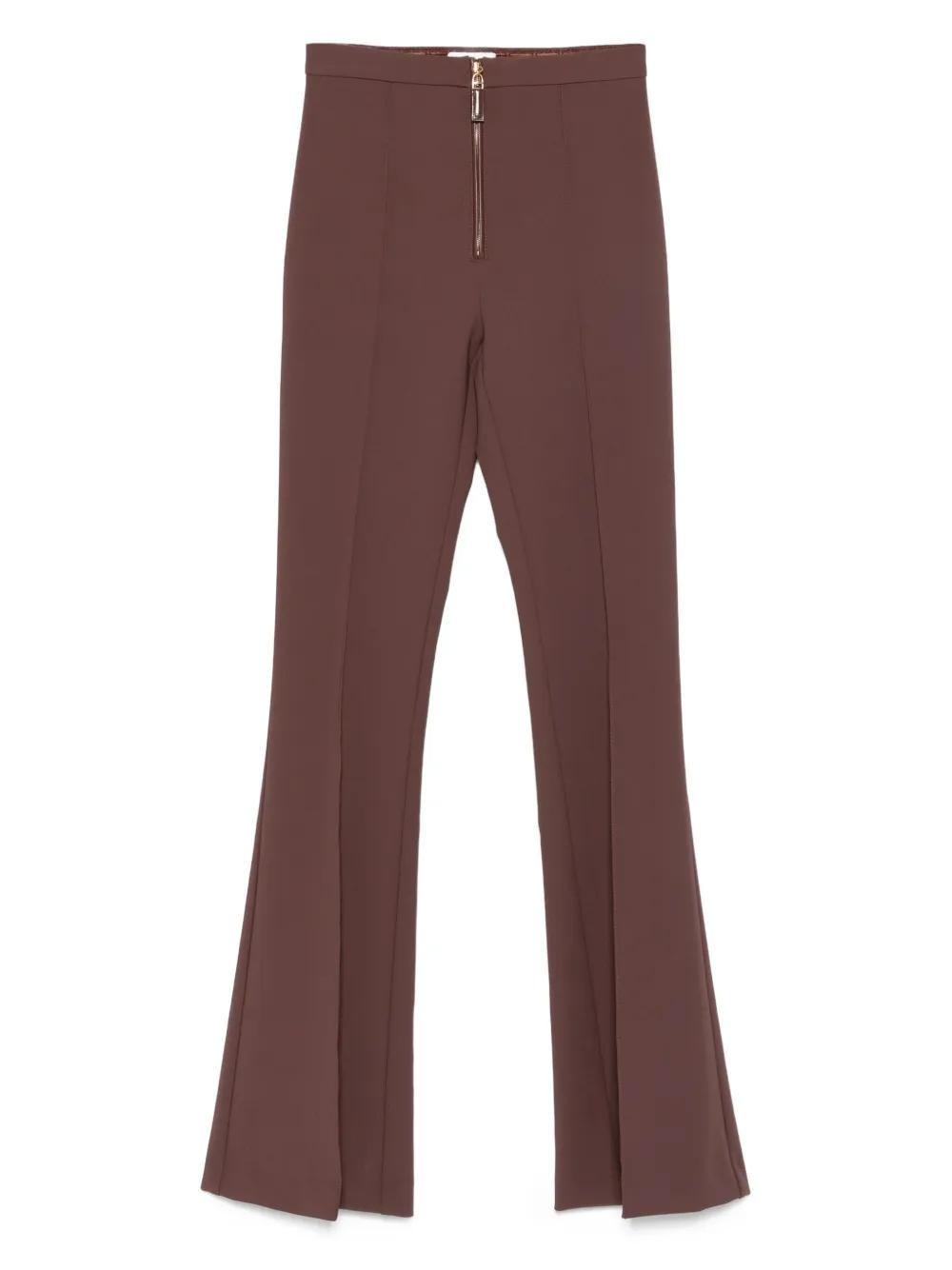 パンツ ELISABETTA FRANCHI Woman Pants Brown PA067 644 Elisabetta Franchi Pants for Women - Shop on FARFETCH