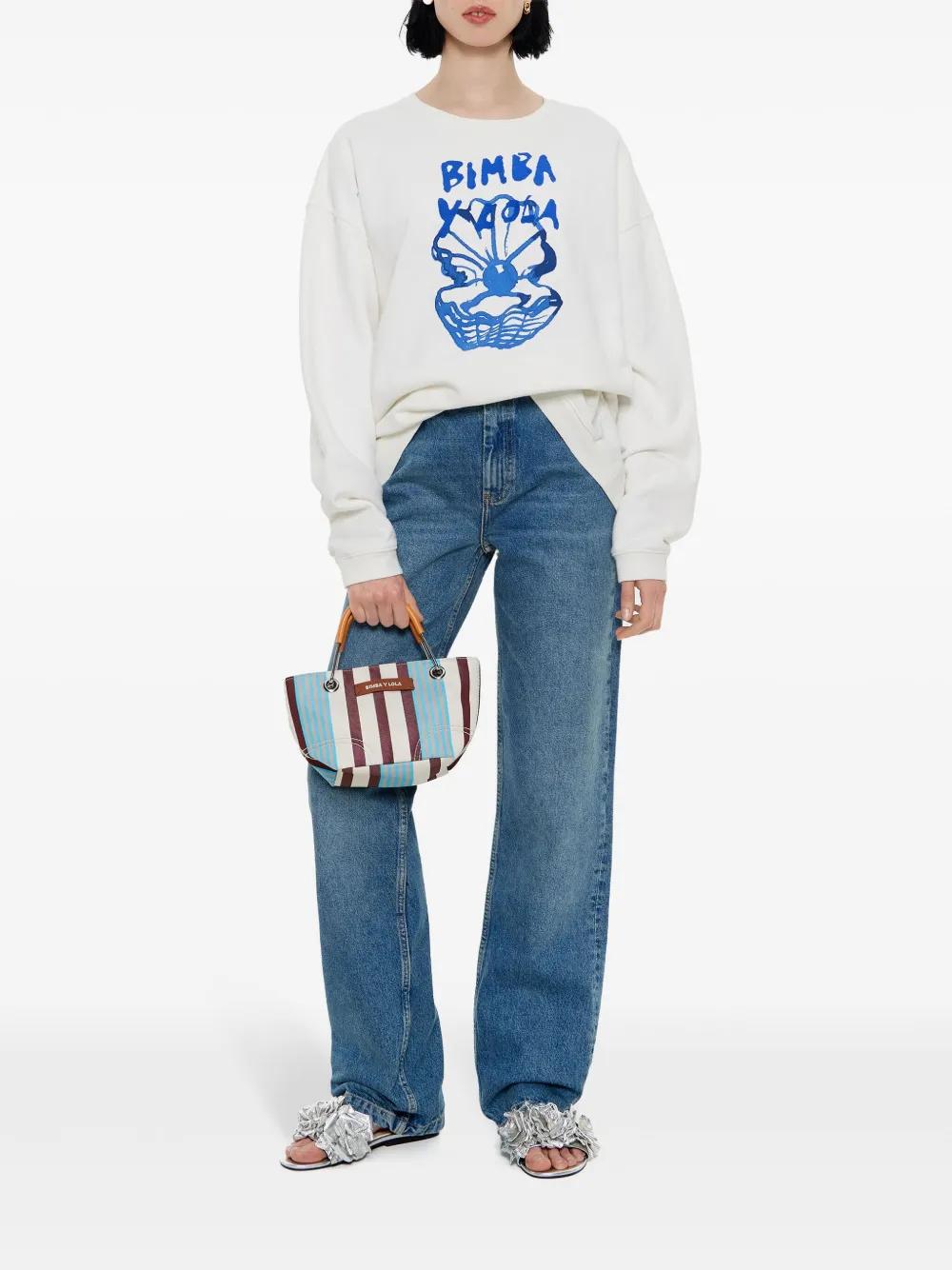 Bimba Y Lola Canopy Mini Tote Bag in Blue | Lyst