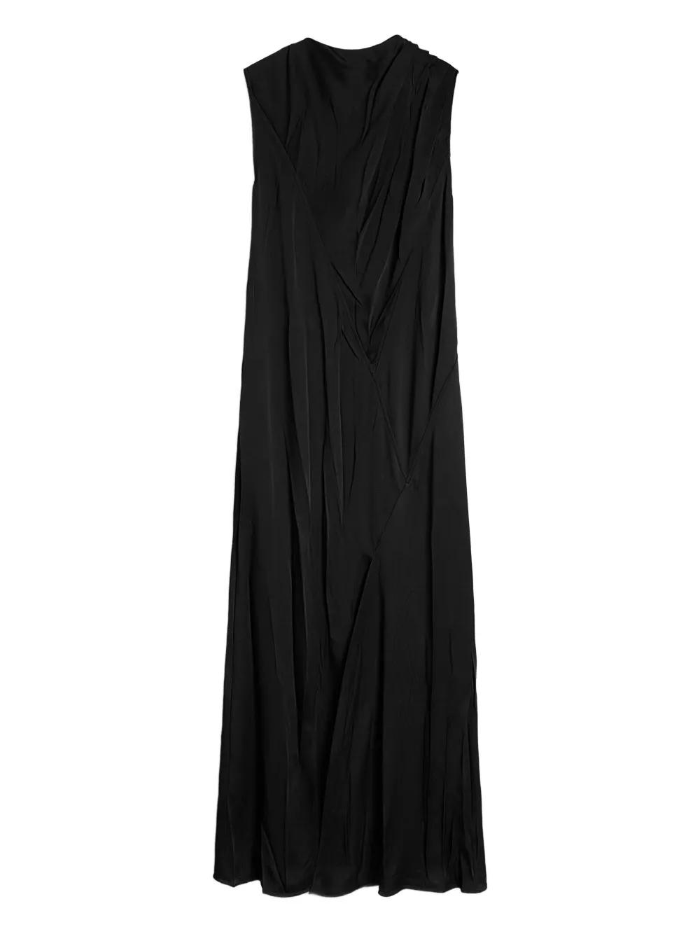 オールインワン・サロペット Jil Sander Black Cotton Long Dress With Hood Jil Sander Black Cotton Long Dress With Hood Maxi | THE LIST